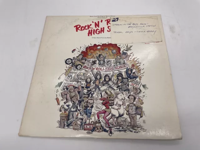 Vinilo clásico ROCK 'N' ROLL HIGH SCHOOL LP promoción original punk