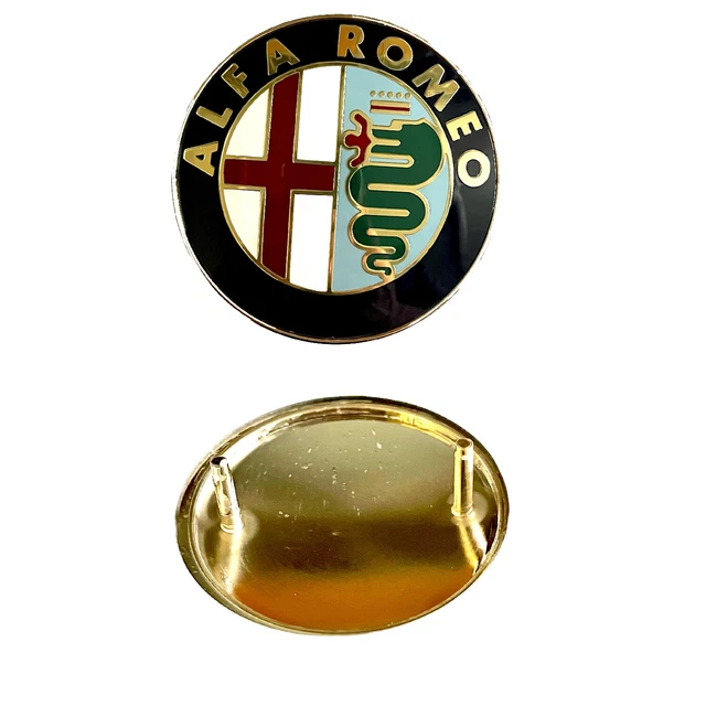 Stemma Anteriore Originale ALFA ROMEO 74mm - Fregio Per Giulietta, 159 E Brera - Foto 6