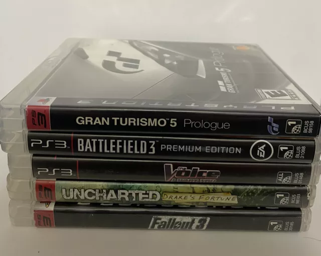 PS3 Game Lot Of 5 Games. Used , Good And Very Good Conditions All Tested!!!