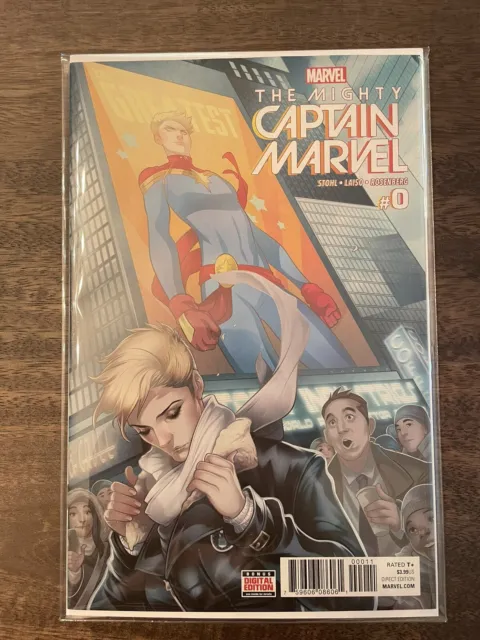 Mighty Captain Marvel #0 NM 2016 Marvel Comics Elizabeth Torque Cover Civil War