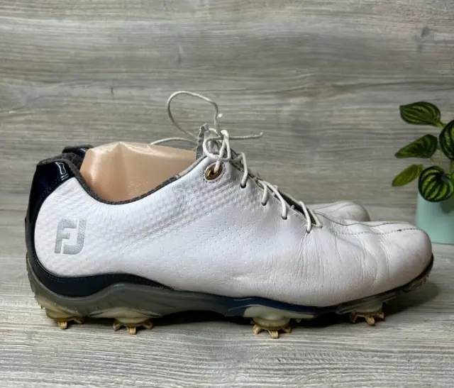 Foot Joy Vintage Golf Shoe White Saddle 10.5M 53437