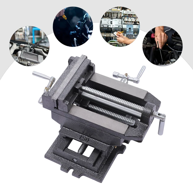 6& VISE CLAMP Machine Slide Drill Press Vice Meta Milling Heavy Duty