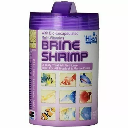 Fish Treat Multi-Vitamins Hikari Bio-Pure Freeze Dried Brine Shrimp .43oz