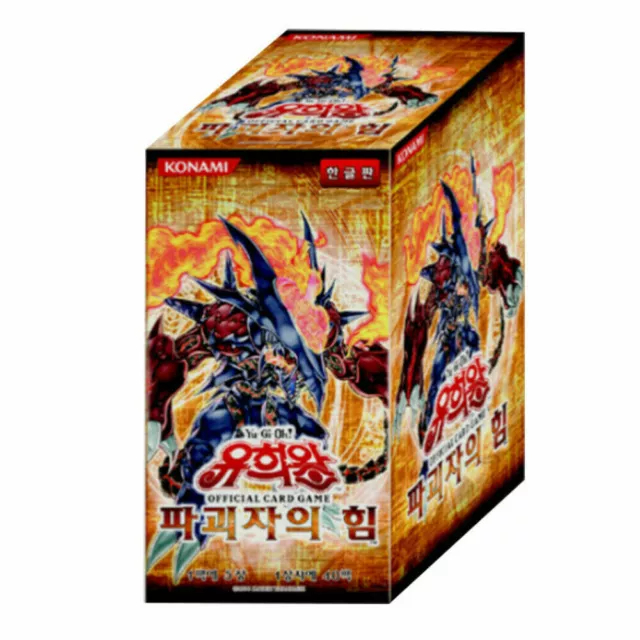 Yu-Gi-Oh! YUGIOH Card 'Force Of The Breaker' Booster Box 40 Packs / Korean Ver.