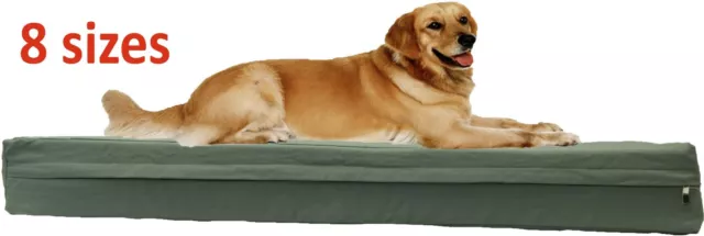 Heavy duty Waterproof Orthopedic MEMORY FOAM Dog Bed w/ removable Canvas cover