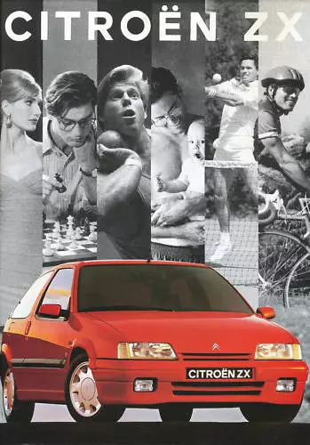 Citroen ZX Prospekt 1993 8/93 D brochure prospectus catalogue Katalog catalog