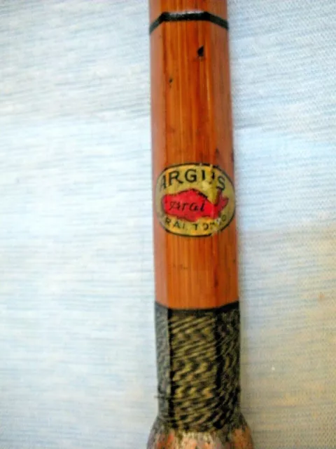 VINTAGE ARGUS BAMBOO Fishing Rod in 2 psc. $279.95 - PicClick