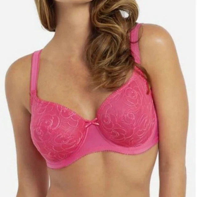 Soutien-gorge Armature Lejaby Elixir Carmin 105C - Bonnet C, Couleur Bordeaux, Neuf Avec étiquettes