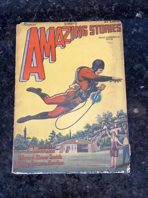 Amazing Stories, Vol.3, No. 5, August 1928, Pulp magazine, 1st Buck Rogers