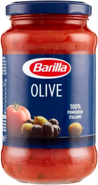 Sugo Pronto di Pomodoro 100% Italiano con Olive Nere, Olive Verdi e Olio Extrave