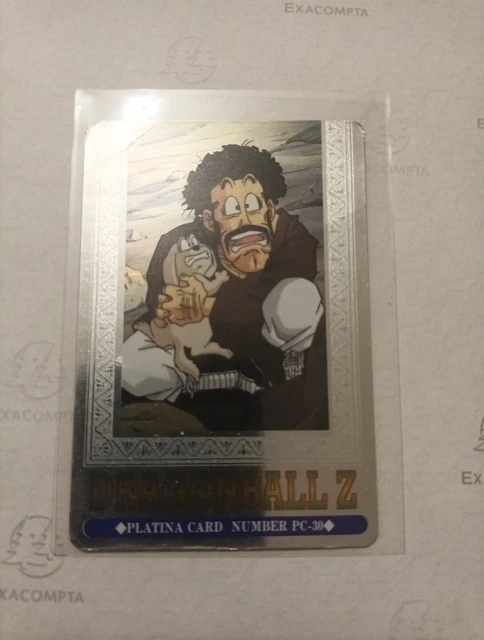 CARTE DRAGON BALL Z Platina Card Number PC-29 1995 Japan OCCASION