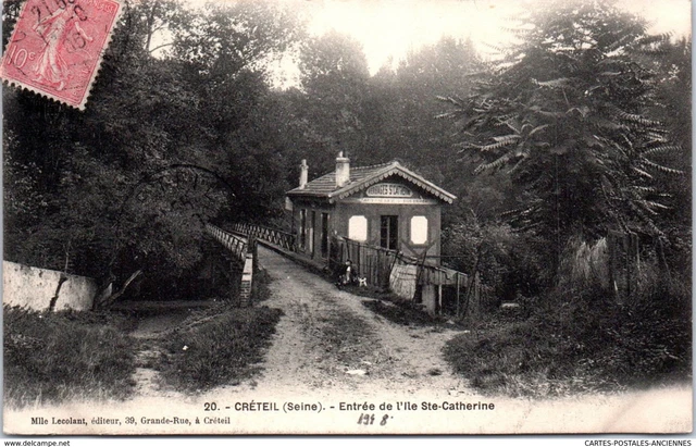 94 CRETEIL - entree de l'ile sainte catherine