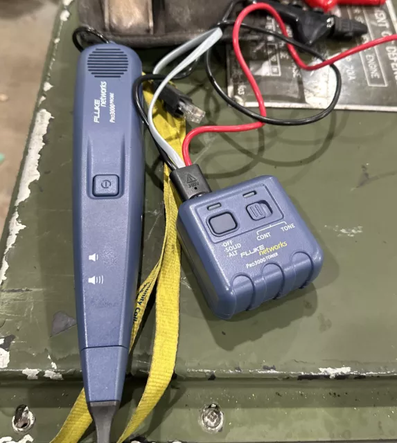 Fluke Networks Pro3000 Tone Generator / Probe Kit -w/ SmartTone Tech