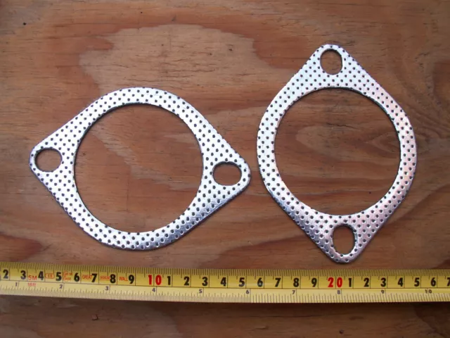 3 Inch Performance Exhaust Gaskets. Universal. 2X Pieces. Laminated Steel