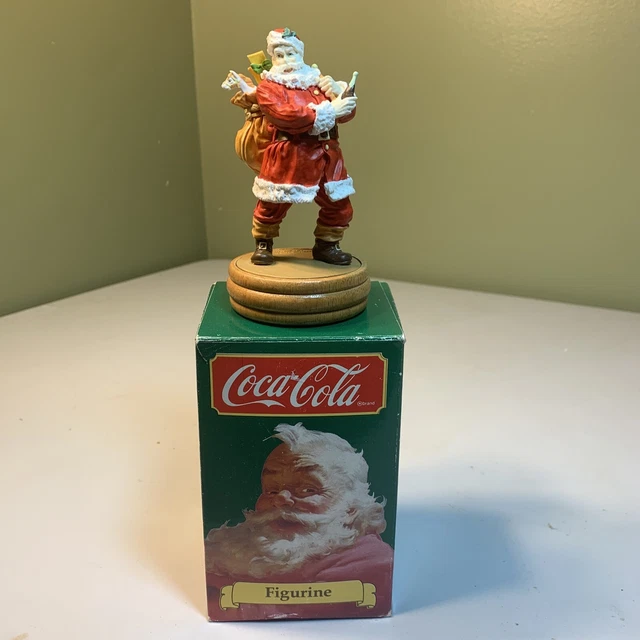 Vintage 1989 Willitts Santa Coca-Cola Figurine with Original Box