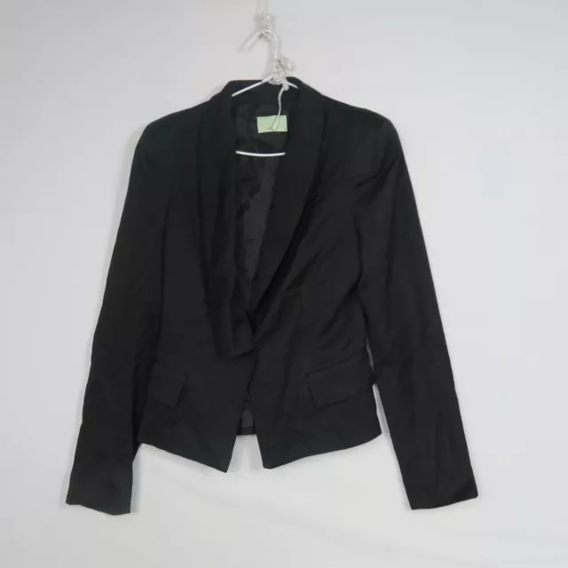 Review Womens Blazer Jacket Size 10(AU) or Small Black Collared Formal Office