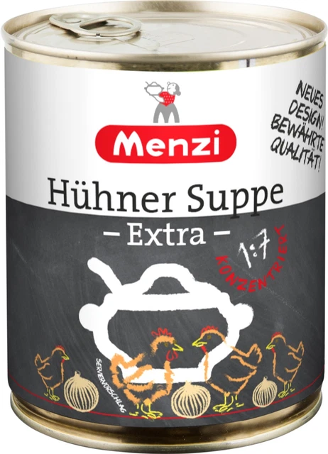 Menzi Soupe de Poulet Extra Concentre Fort Dans Goût