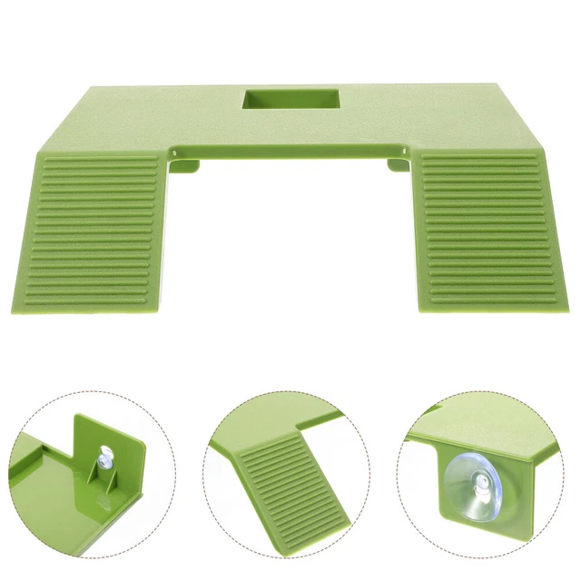 Plateforme De Baignade Flottante Pour Tortue Aquatique - Dock Avec Couvercle, Polycarbonate, Facile à Installer