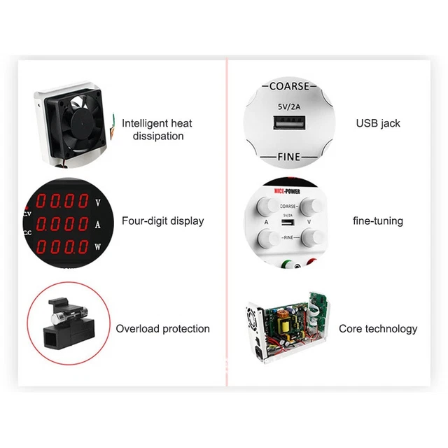 Protezione cortocircuito alimentatore DC SPS305 riparazione circuito variabile