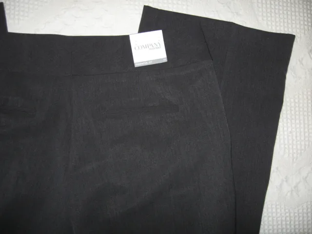 NWT Ellen Tracy Company Dress Pants Essential Fit SZ 10 X 30" Gray Boot Stretch