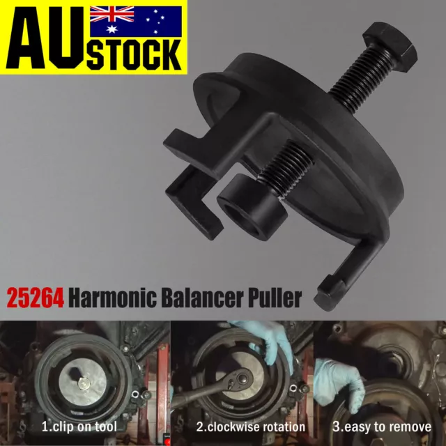 25264 Harmonic Balancer Crank Pulley Puller Removes Tool For GM Holden LS Engine