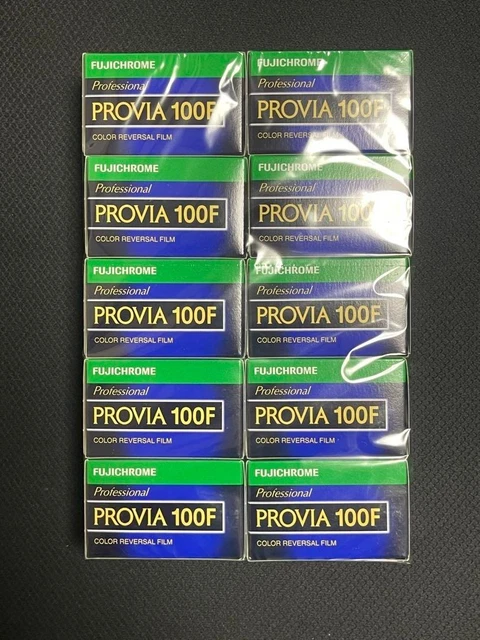 5 ROLLS OF Fuji Fujichrome Provia 100F 120 Film Expired 2006