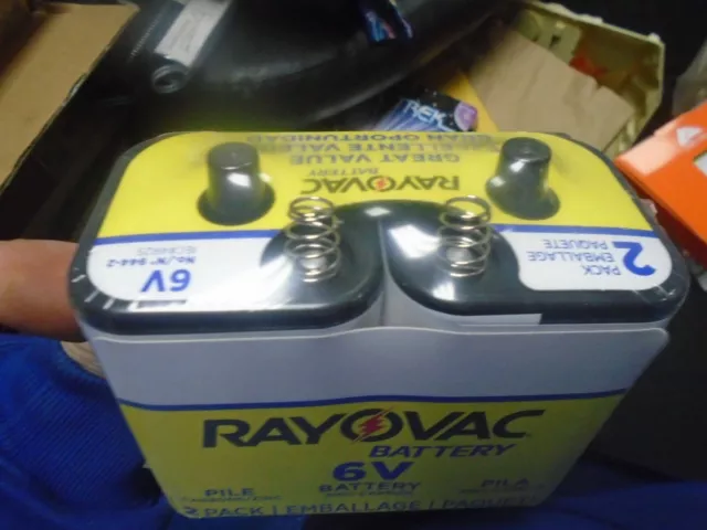 Rayovac 6V Heavy Duty Lantern Battery - Yellow (945R4C) for sale online