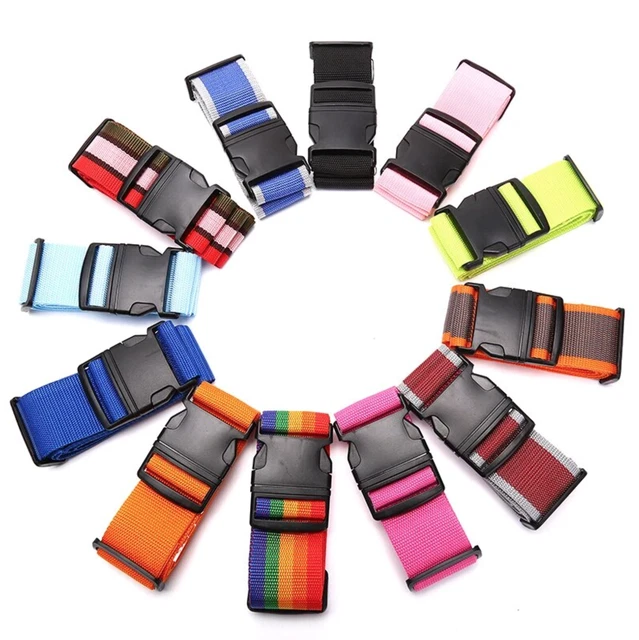 Luggage Strap Travel Suitcase Secure Safe Nylon Packing Belt Buckle