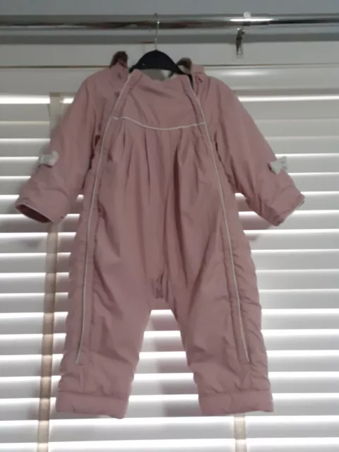 Debenhams baby girl online snowsuit