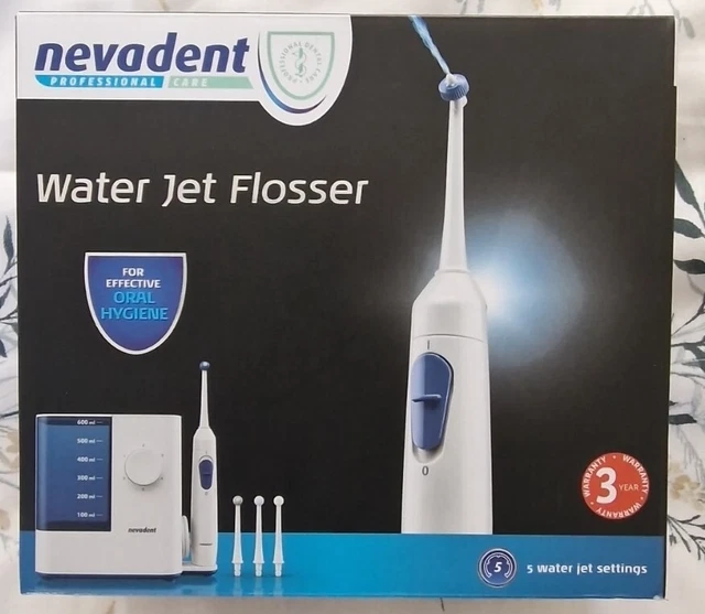 Flosser a getto d'acqua Nevadent **SIGILLATO**