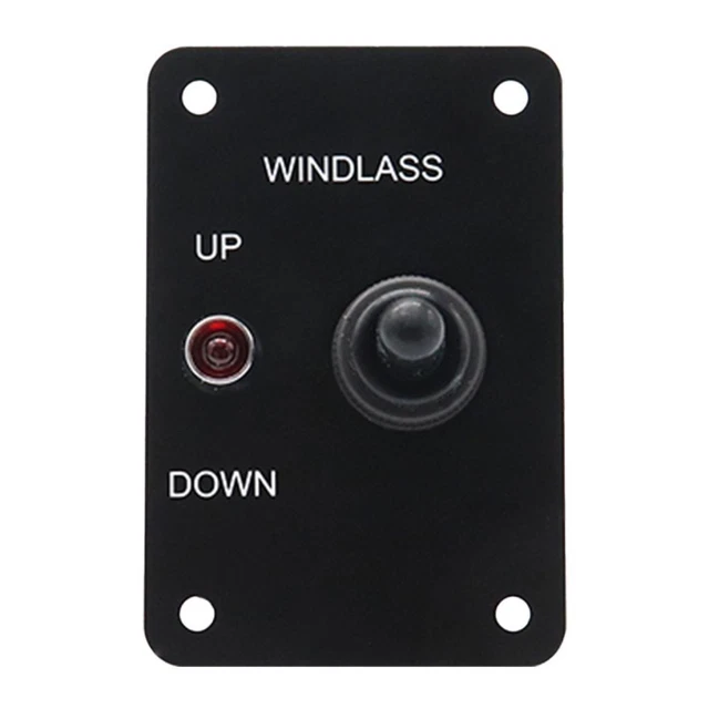 ANCHOR WINDLASS UP/DOWN Toggle Switch Panel with LED , 12V £14.32