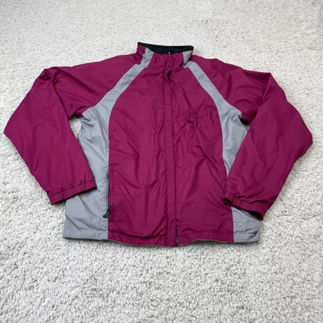 Mountain Hardwear  Jacket Womens Large Maroon Light Weight Windbreaker Hiking