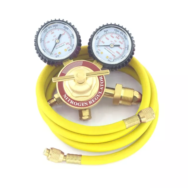 RX WELD Nitrogen Regulator with 0-600 PSI Delivery Pressure Equipment Brass I...