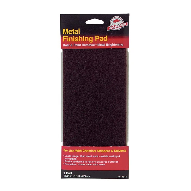 Do it Best 4-3/8 In. x 11 In. Metal Finishing Pad 7320004 Pack of 5 SIM Supply,