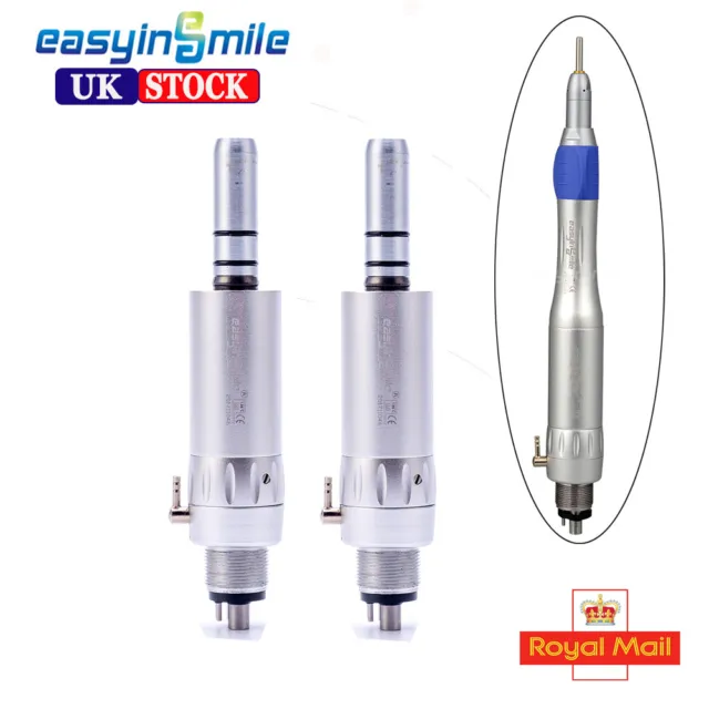 2x Easyinsmile Air Motor for Slow Low Speed Dental Handpiece 4 Hole E-type 1:1