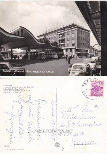 TREVISO: Stazione Autocorriere SIAMIC    1963
