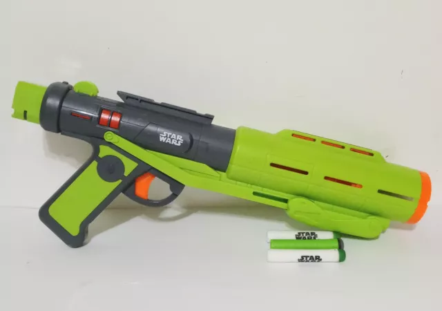 NERF Star Wars Rogue One Imperial Death Trooper Green Blaster Glowstrike w Darts