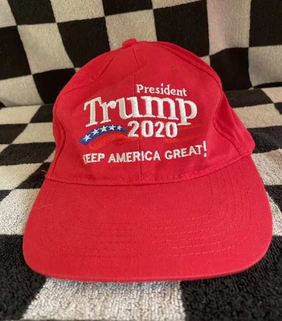 Donald President Trump 2020 Keep America Great Adjustable Red Hat Cap