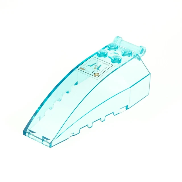 1x LEGO Windshield 8x4x2 Transparent Light Blue Window 70162 92579pb004