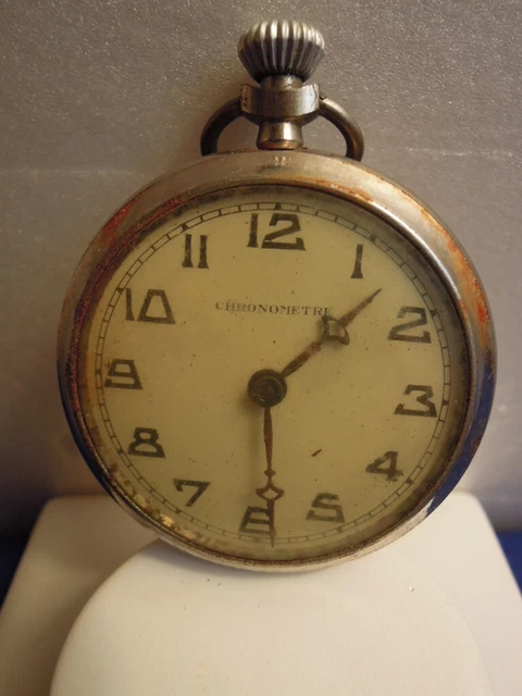 MONTRE A GOUSSET En Metal - Vendue En L'etat A Reviser EUR 19,00