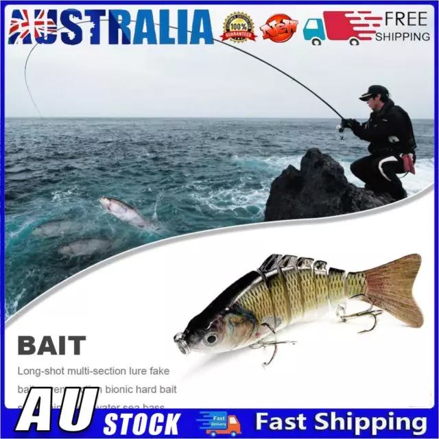 AU Sinking Wobblers Fishing Lures Multi Jointed Swimbait Bass Hard Bait (1)