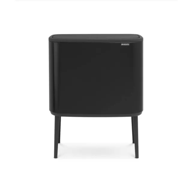 Brabantia 316203 34L Rectangulaire Acier Noir poubelle