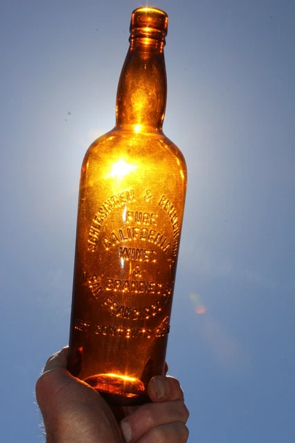 Circa 1900 - Schlesinger & Benner Inc. California Wines & Brandies -  Attic Mint