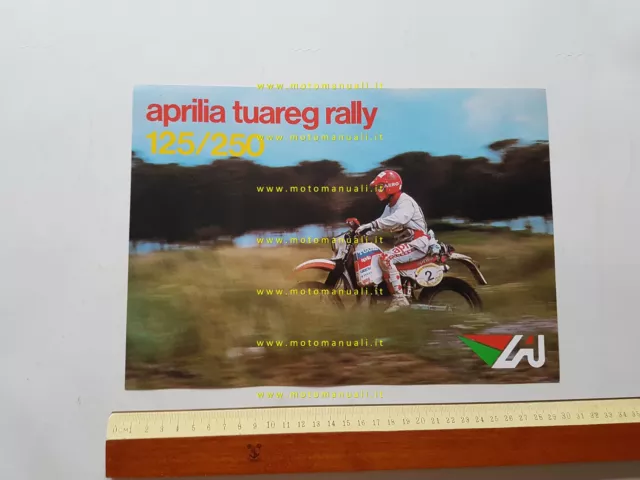 Aprilia Tuareg Rally 250 - 125 1984 depliant italiano originale