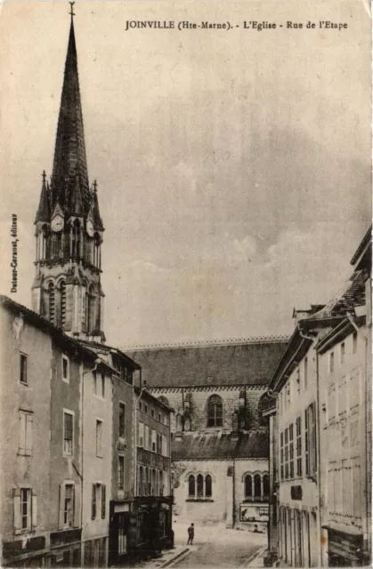 CPA AK JOINVILLE - L'Église - Rue de l'Etape (368693)