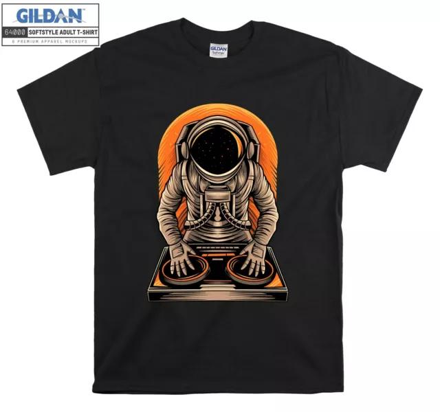 Astronaut DJ Space Funny Nasa Men Women Unisex Tshirt T shirt D58