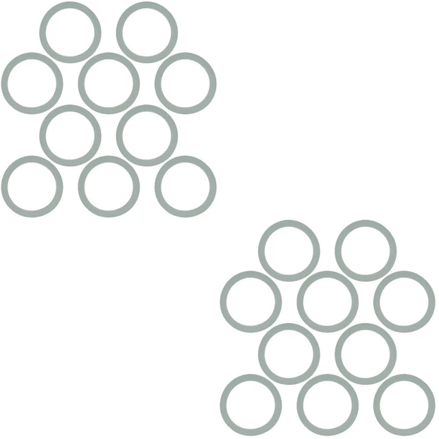 20 Pcs Mixer Seal Seal White O- Ring Mixer Accessories Kitchen Supplies Washer