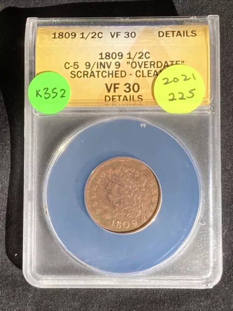 1809 Half Cent K352