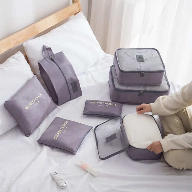 bagagli Vestiti Organizzatore di viaggi Portatile Borse da viaggio Set 7 pezzi