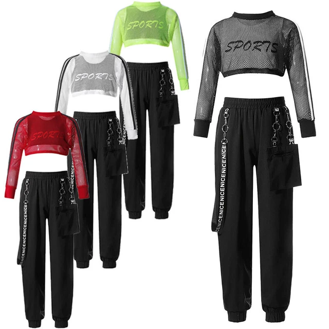 Tuta da corsa bambini + gilet + set pantaloni collant set sportivo rete da jogging 2